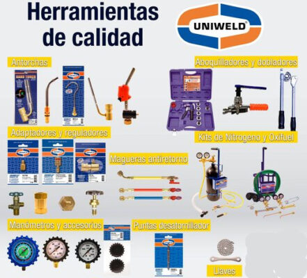 Catálogo de productos de Uniweld